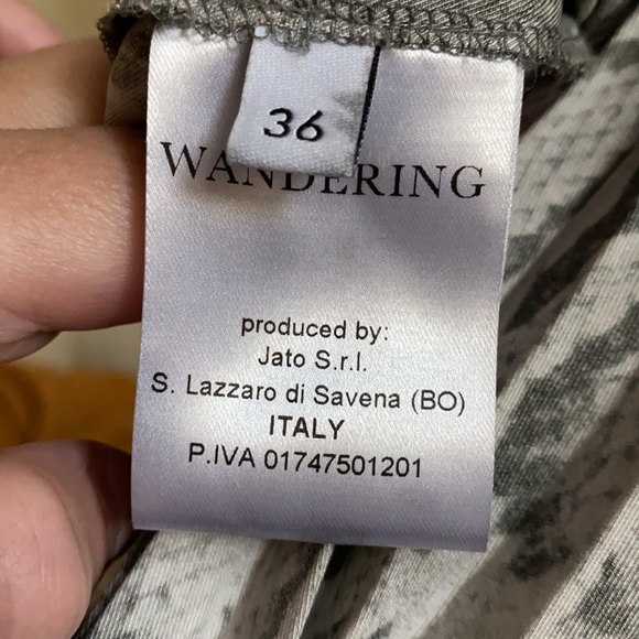 Wandering snakeskin midi skirt size 36 xxs - Picture 11 of 13